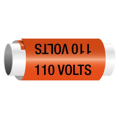 110 Volts - Snap-Around Electrical Markers