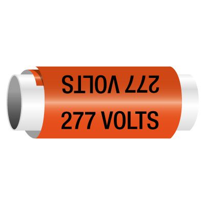 277 Volts - Snap-Around Electrical Markers