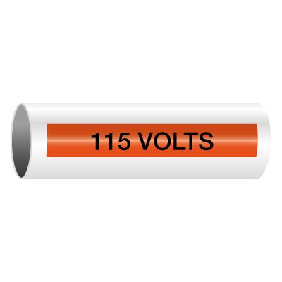 115 Volts - Self-Adhesive Electrical Markers