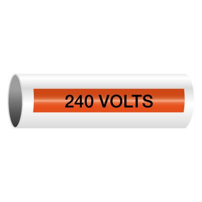 240 Volts - Self-Adhesive Electrical Markers