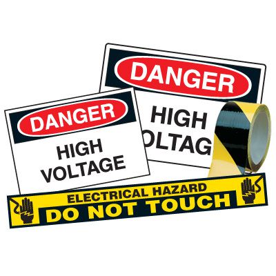 Electrical Safety Kits - Danger High Voltage