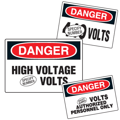 Electrical and Lock-Out Safety Signs