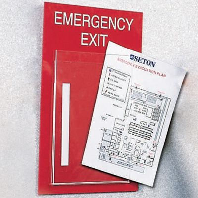 Evacuation Plan Holder