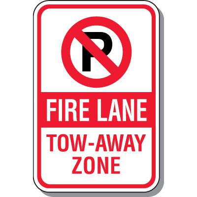 Fire Lane Sign - Tow-Away Zone