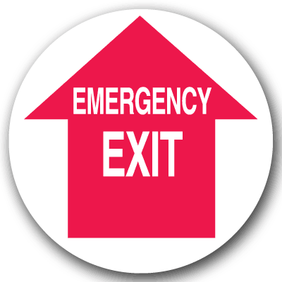 Emergency Floor Markers - Emergency Exit