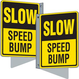 Flanged Traffic Signs - Slow Speed Bump