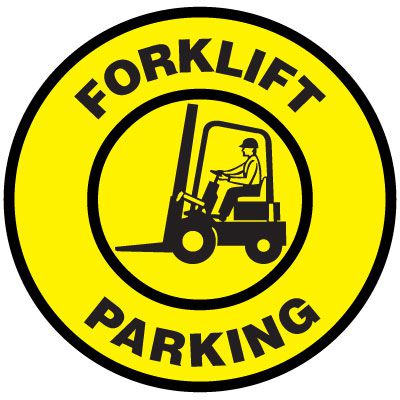Floor Signs - Forklift Parking