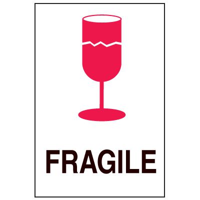 Fragile Labels - Fragile with Graphic