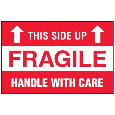 Fragile Labels - This Side Up Fragile