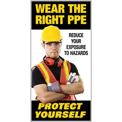 Giant Safety Posters - Wear The Right PPE