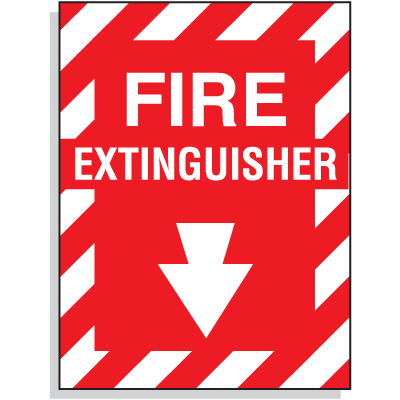 Fire Extinguisher Fiberglass Sign