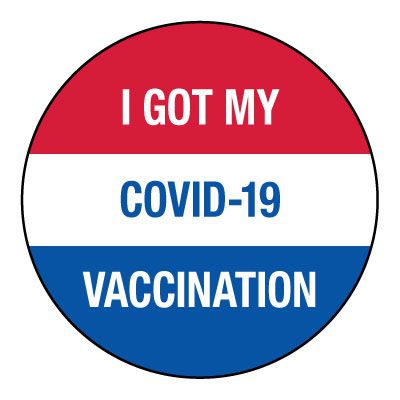 I Got My COVID-19 Vaccination Sticker