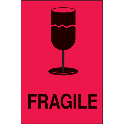 International Shipping Labels- Fragile