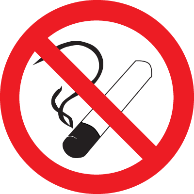 International Symbols Labels - No Smoking