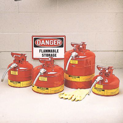 Justrite® Type II Terne Plate Steel Safety Cans
