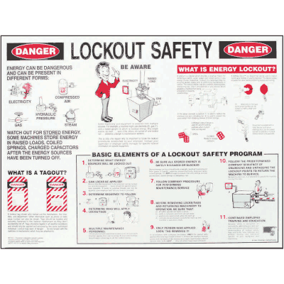 Lockout Safety Poster
