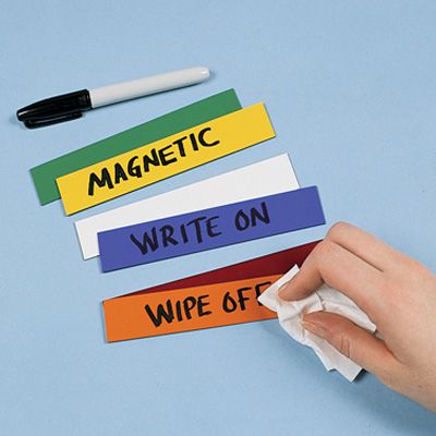Magnetic Inventory Labels On A Roll