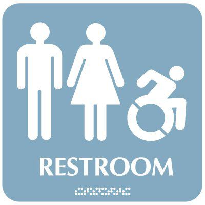Male/Female Restroom Signs - Dynamic Accessibility
