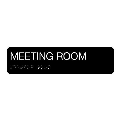 Meeting Room - Standard Worded Braille Signs