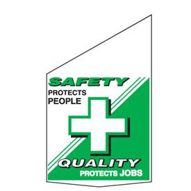 Motivational Pole Banners - Safety Protects People