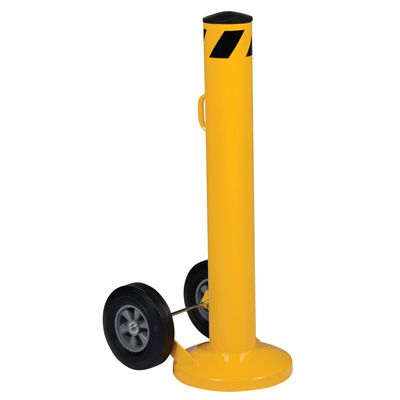 Movable Bollard With Wheels