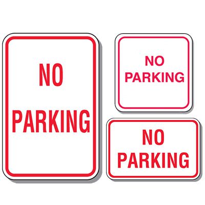 No Parking Signs - No Parking