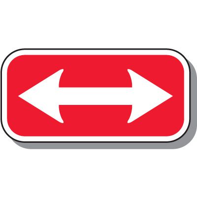 No Parking Signs - Two-Way Arrow