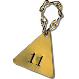 No. 16 Brass Jack Chain Valve Tag Fastener