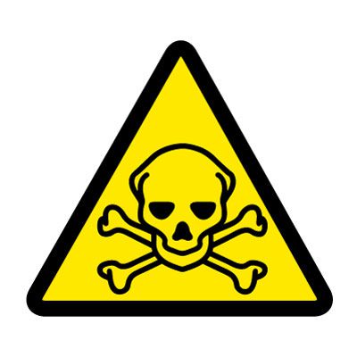 International Symbols Labels - Toxic Material