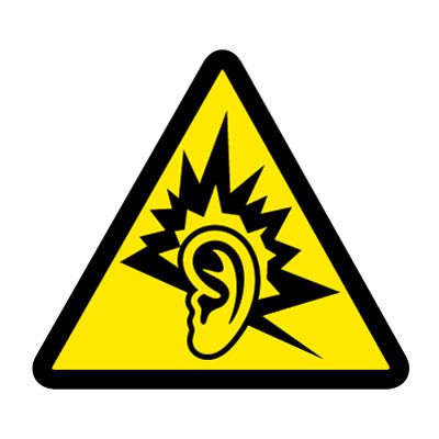 International Symbols Labels - Loud Noise