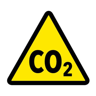 International Symbols Labels - Carbon Dioxide
