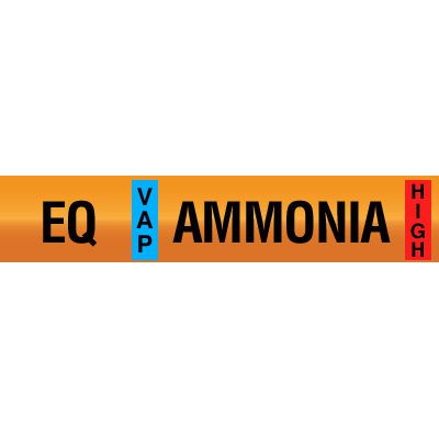 Opti-Code™ Ammonia Pipe Markers - Equalizer