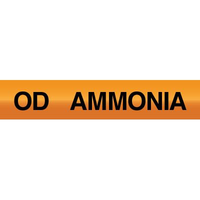 Opti-Code™ Ammonia Pipe Markers - Oil Drain