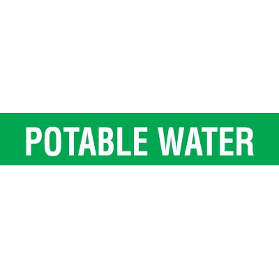 Opti-Code Pipe Markers - Potable Water