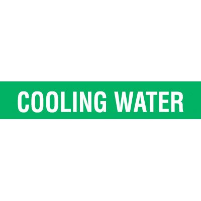 Opti-Code Pipe Markers - Cooling Water