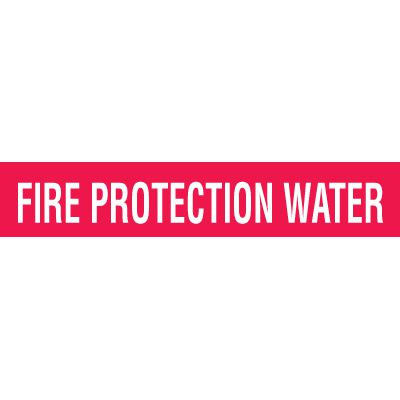 Opti-Code Pipe Markers - Fire Protection Water