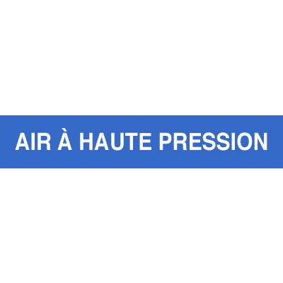 Opti-Code™ Pipe Markers - Air À Haute Pression