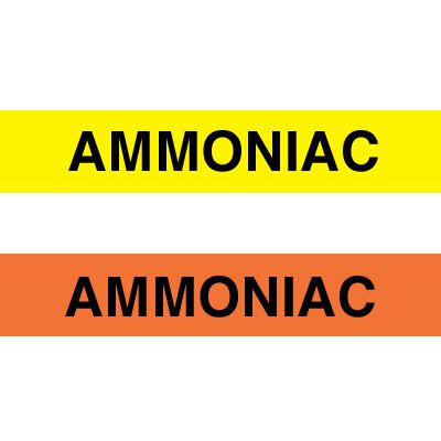 Opti-Code™ Pipe Markers - Ammoniac