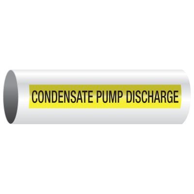 Opti-Code® Self-Adhesive Pipe Markers - Condensate Pump Discharge