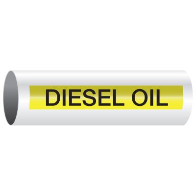 Opti-Code® Self-Adhesive Pipe Markers - Diesel Oil