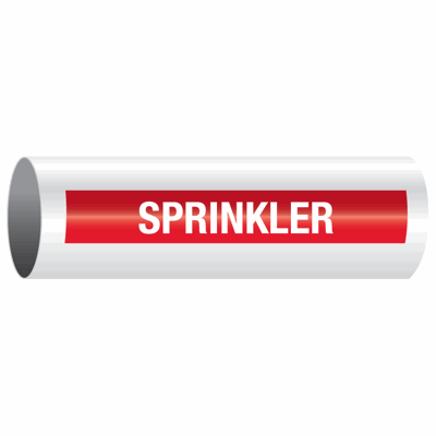 Opti-Code® Self-Adhesive Pipe Markers - Sprinkler