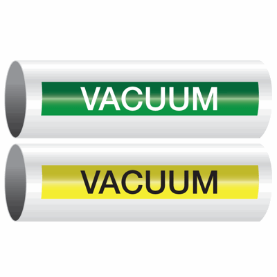 Opti-Code® Self-Adhesive Pipe Markers - Vacuum