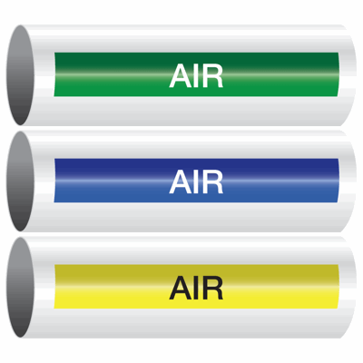 Opti-Code® Self-Adhesive Pipe Markers - Air