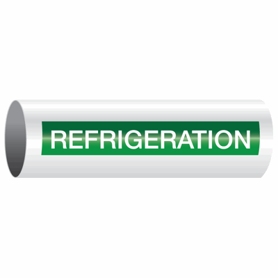 Opti-Code® Self-Adhesive Pipe Markers - Refrigeration