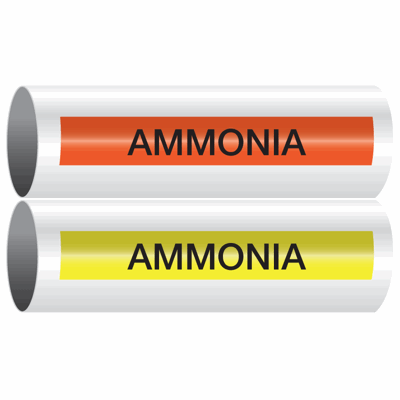 Opti-Code® Self-Adhesive Pipe Markers - Ammonia