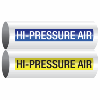 Opti-Code® Self-Adhesive Pipe Markers - Hi-Pressure Air