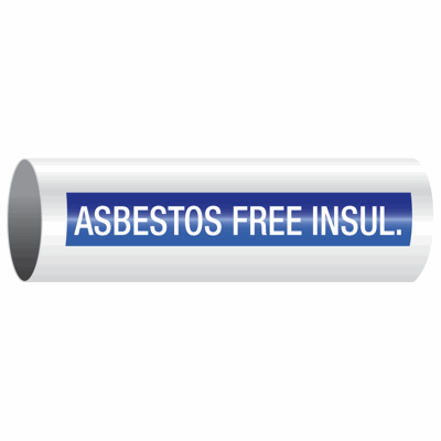 Opti-Code® Self-Adhesive Pipe Markers - Asbestos Free Insulation
