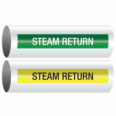 Opti-Code® Self-Adhesive Pipe Markers - Steam Return