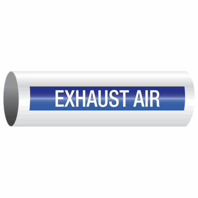 Opti-Code® Self-Adhesive Pipe Markers - Exhaust Air