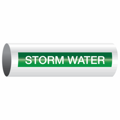 Opti-Code® Self-Adhesive Pipe Markers - Storm Water